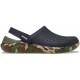 Saboți Crocs LiteRide Printed Camo Clog Culoare Negru - Black/Multi