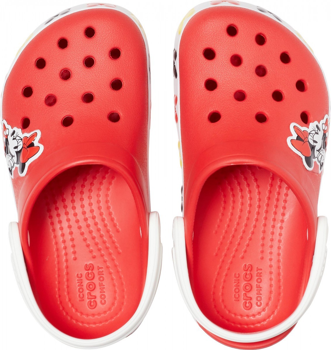 Saboți Crocs Fun Lab Disney Minnie Mouse Band Clog Rosu - Flame - 2 | YEO