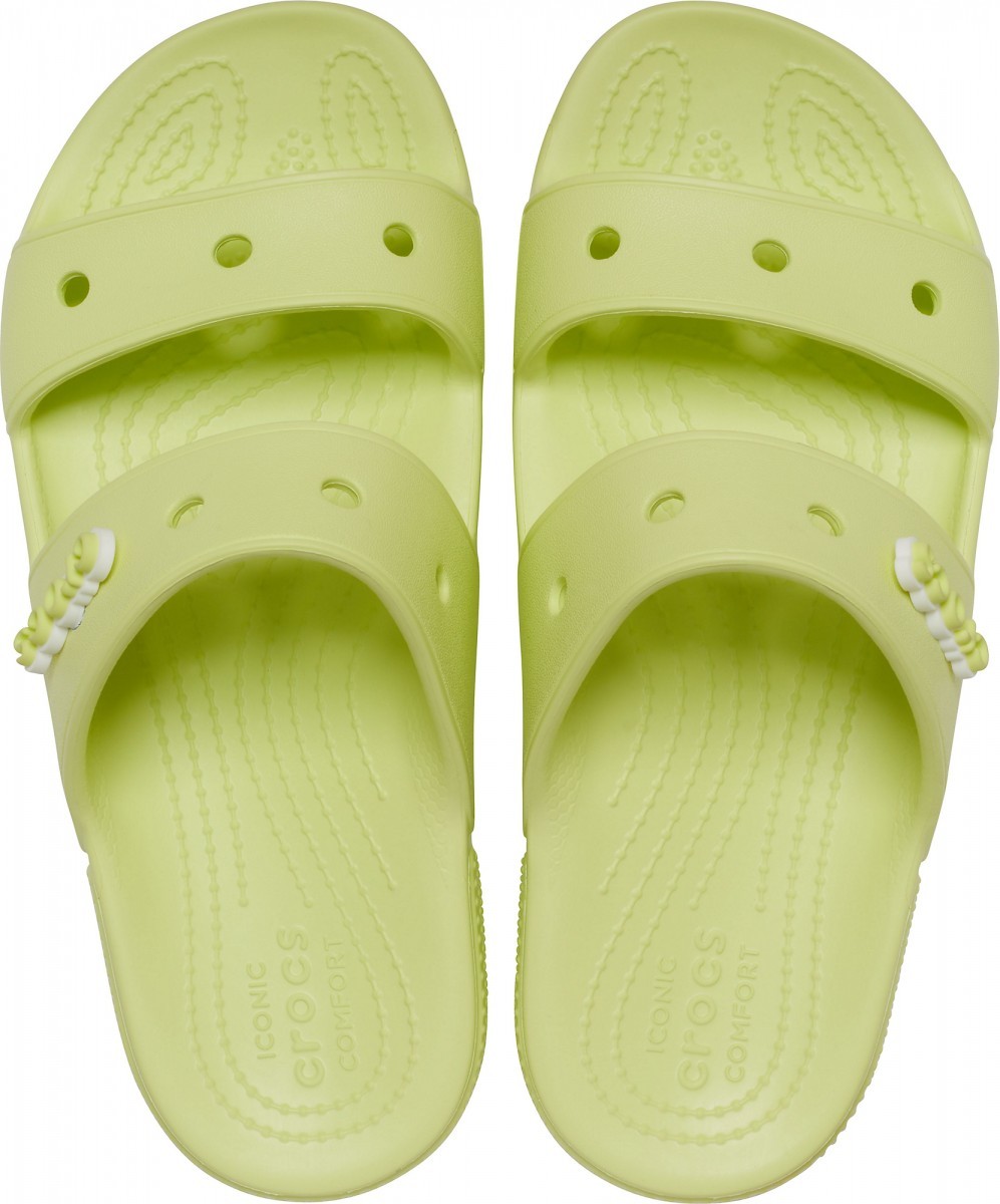 Papuci Crocs Classic Crocs Sandal Galben - Lime Zest - 2 | YEO