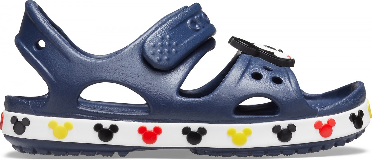 Sandale Crocs Fun Lab Crocband II Disney Mickey Mouse Sandal Albastru - Navy - 1 | YEO