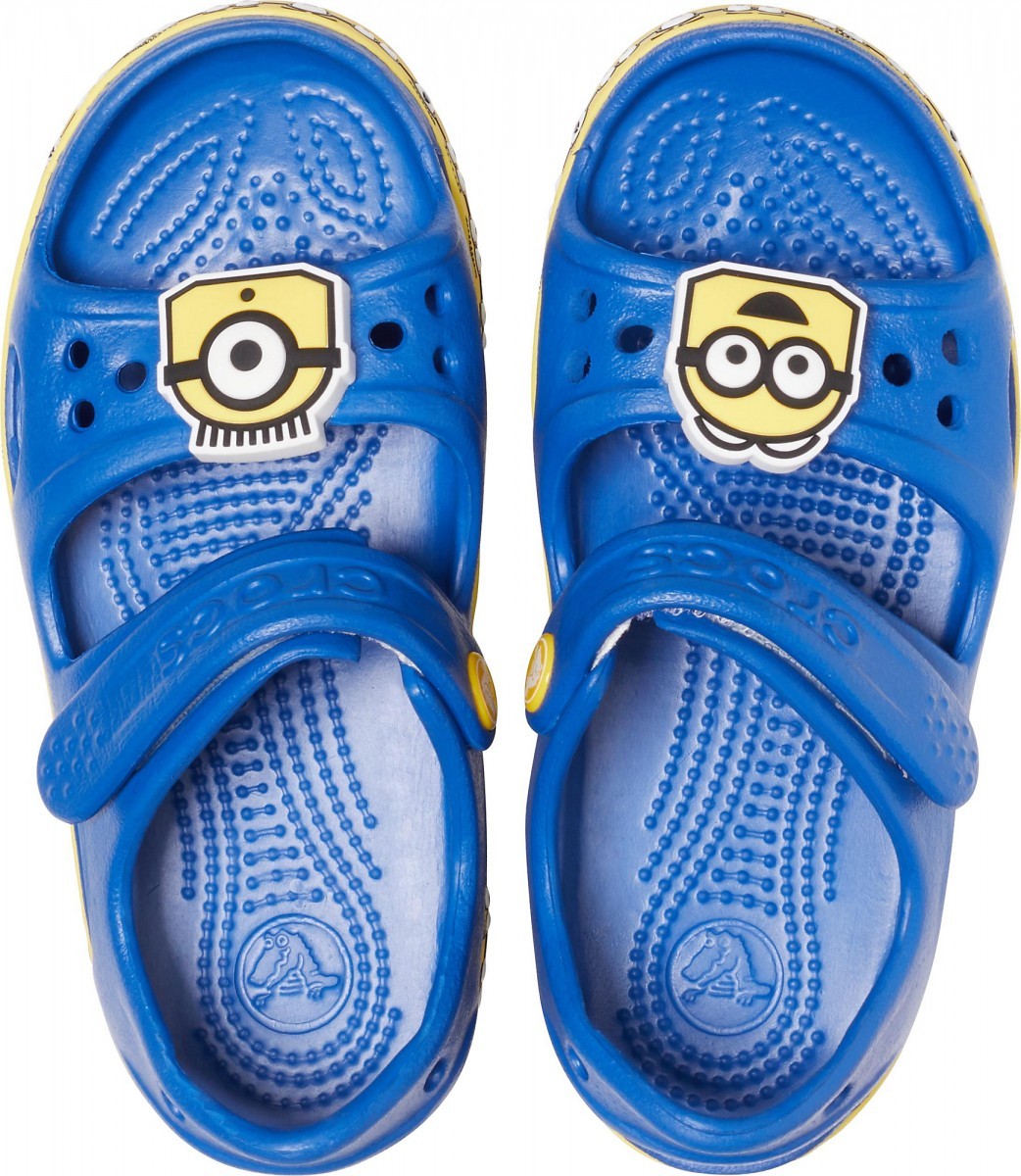 Sandale Crocs Fun Lab Crocband II Minions Sandal Albastru - Blue Jean - 2 | YEO