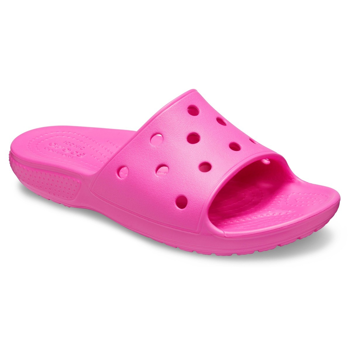Papuci Kid\'s Classic Crocs Slide Roz - Electric Pink - 1 | YEO
