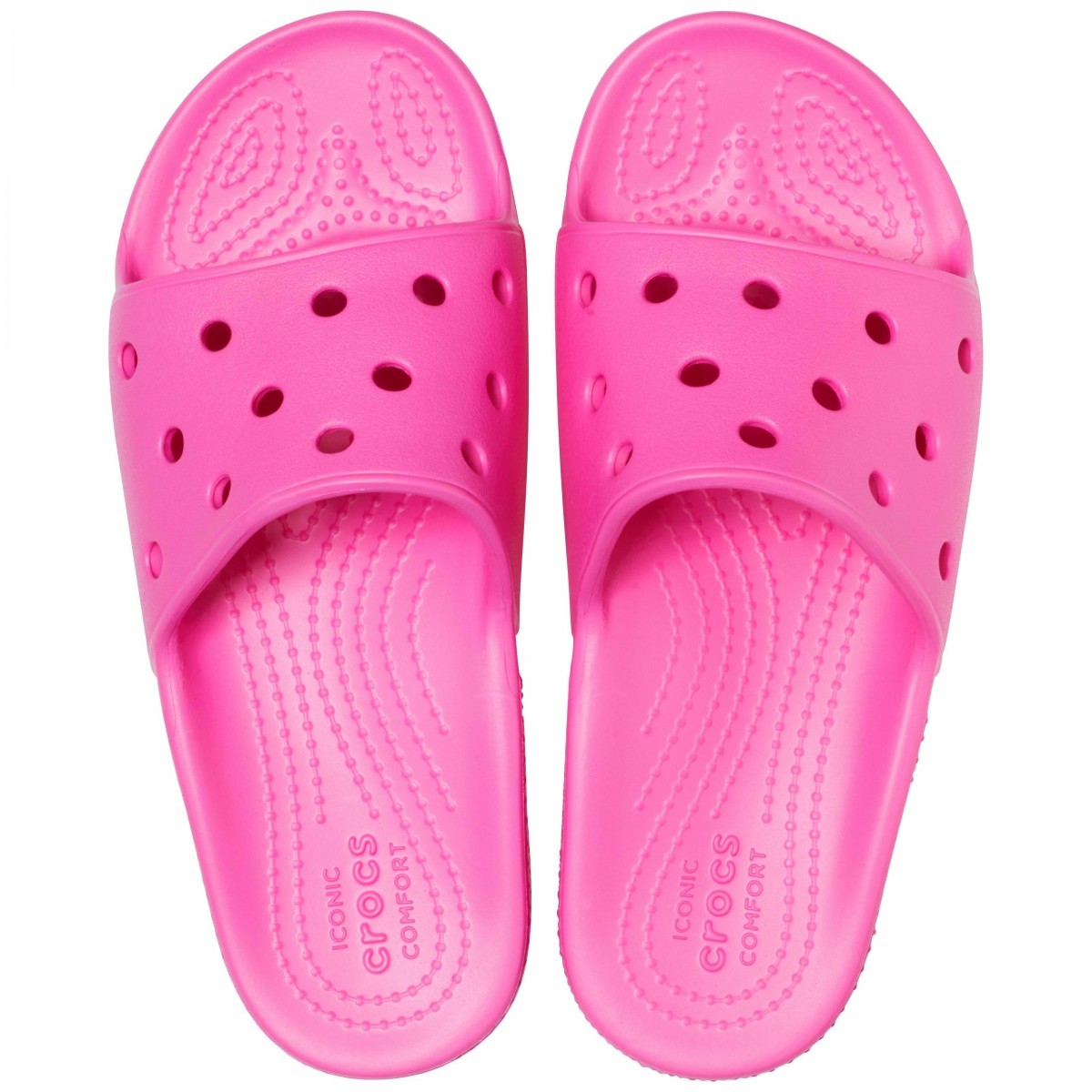 Papuci Kid\'s Classic Crocs Slide Roz - Electric Pink - 2 | YEO