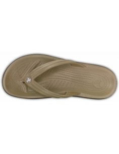 Slapi Crocs Crocband Flip Maro - Khaki 2