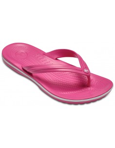 Slapi Crocs Crocband Flip Roz - Paradise Pink 2
