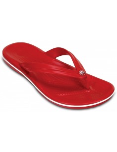 Slapi Crocs Crocband Flip Rosu - Pepper/White 2