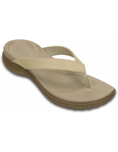 Șlapi Crocs Women's Capri V... Maro - Chai/Walnut 2