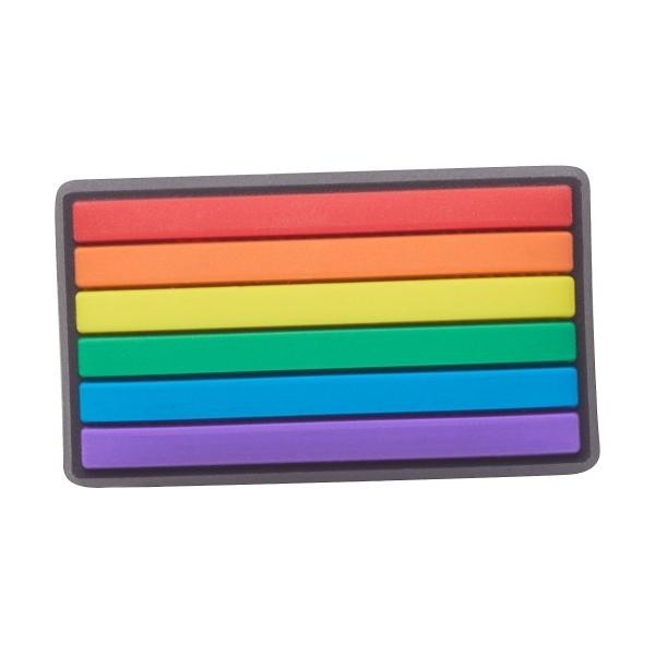 Jibbitz crocs rainbow flag