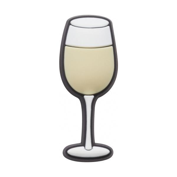 Jibbitz crocs white wine