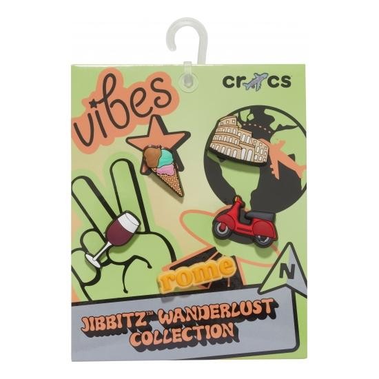 Jibbitz Crocs Rome Wanderlust Collection 5 Pack Crocs Jibbitz imagine 2022