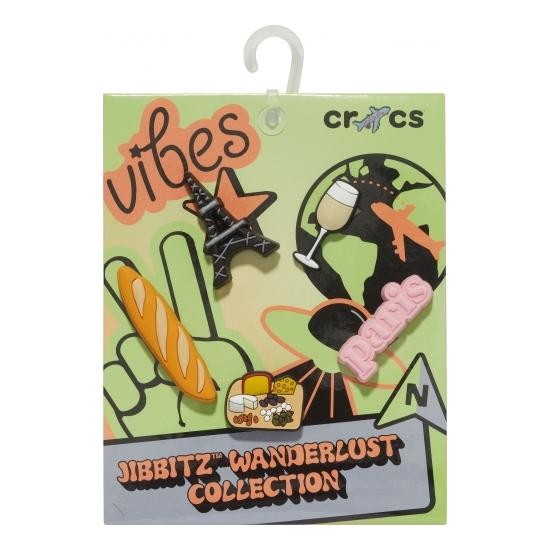 Jibbitz Crocs Paris Wanderlust Collection 5 Pack Collection imagine 2022