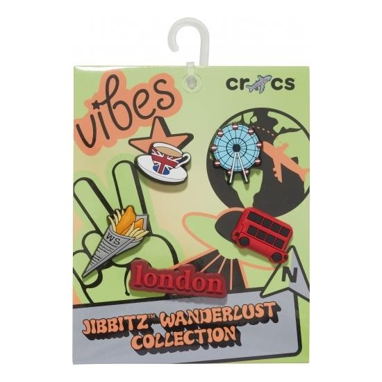 Jibbitz Crocs London Wanderlust Collection 5 Pack Collection imagine 2022