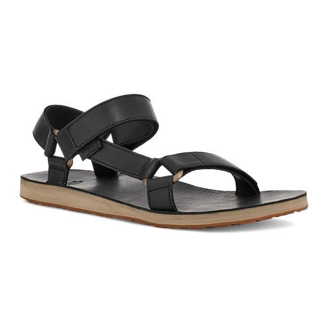 Sandale Teva Men\'s Original Universal Leather 2021 Negru - Black - 1 | YEO