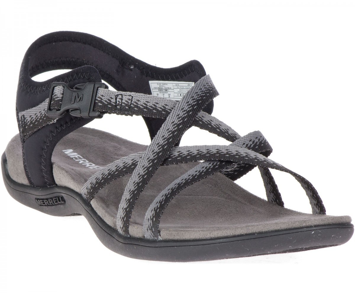 Sandale Merrell District Muri Lattice Negru - Black/Charcoal - 2 | YEO