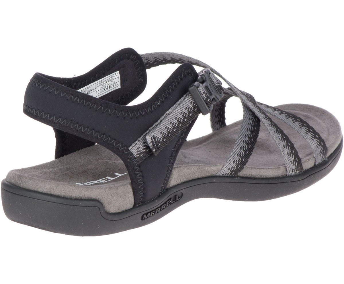 Sandale Merrell District Muri Lattice Negru - Black/Charcoal - 4 | YEO