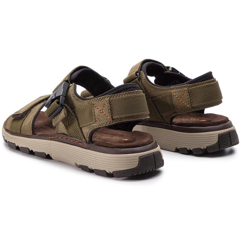 Sandale Clarks Un Trek Part Verde - Dark Olive - 3 | YEO