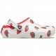 Saboti Crocs Classic Lined Vacay Vibes Clog Culoare Alb - White Strawberry