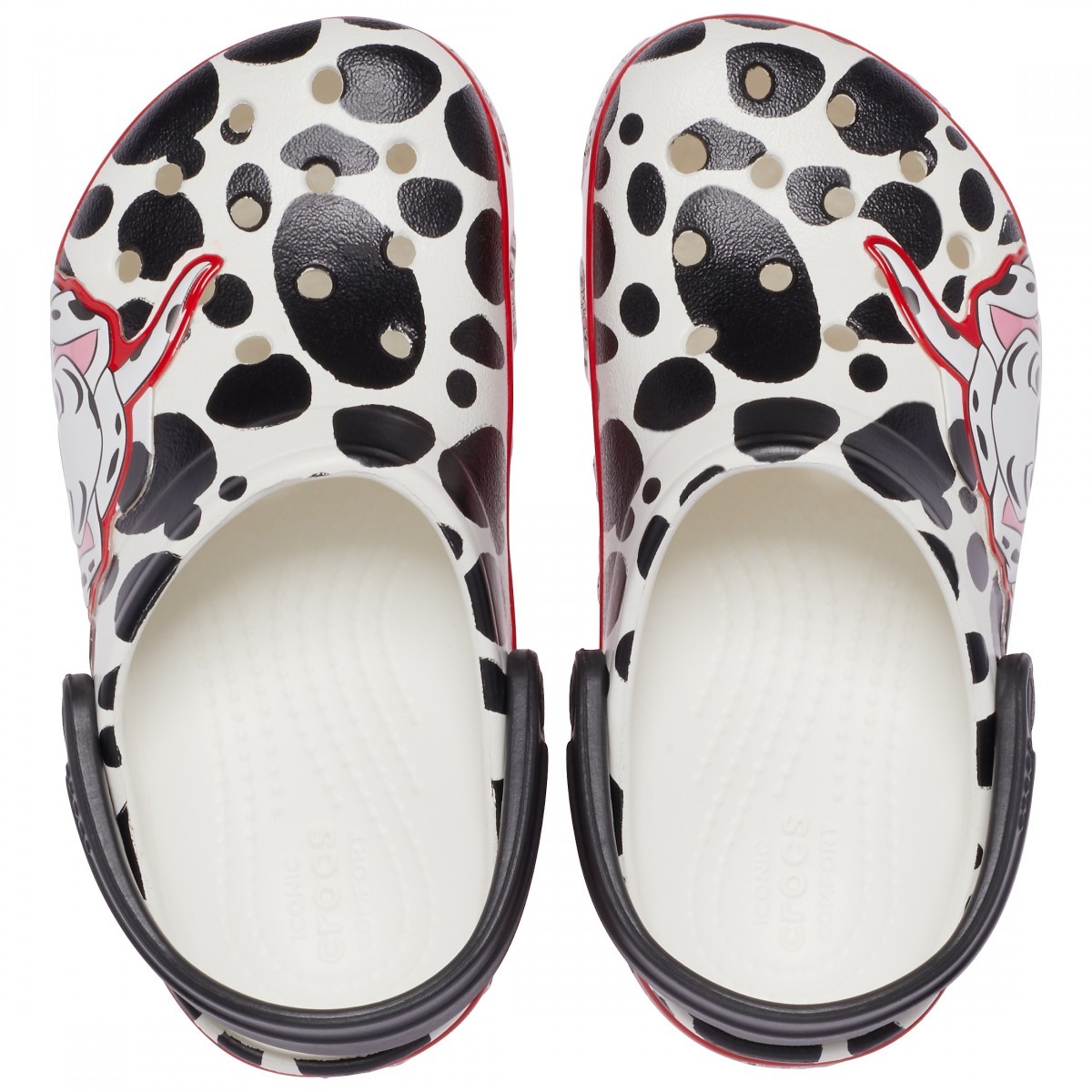 Saboți Crocs Fun Lab Disney 101 Dalmatians Clog K Alb - White - 1 | YEO