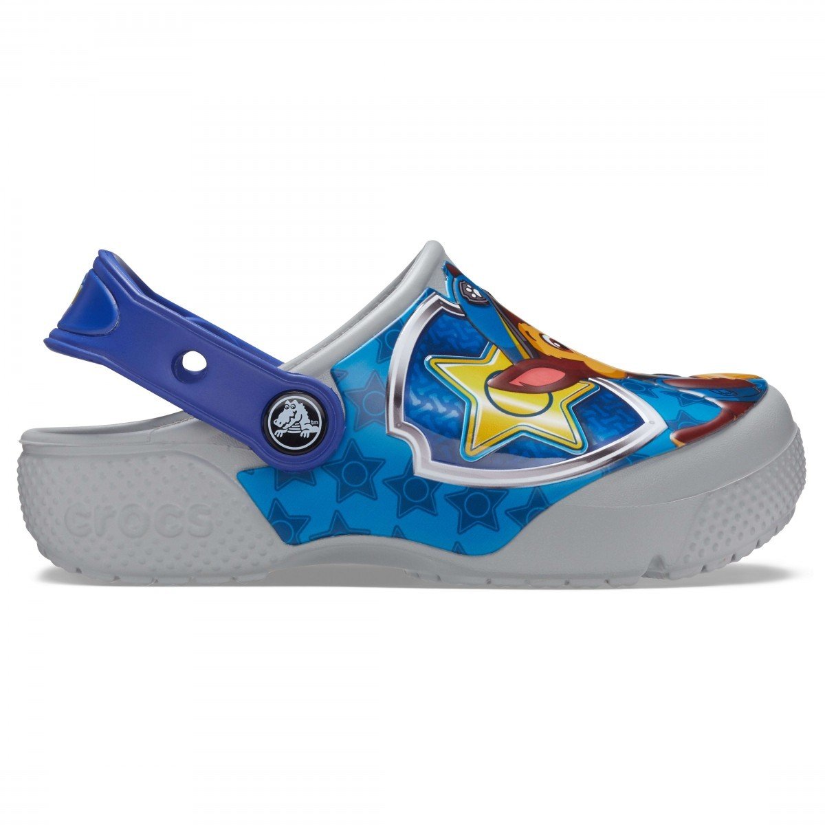 Saboti Crocs Fun Lab Paw Patrol Patch Clog Gri - Light Grey - 2 | YEO