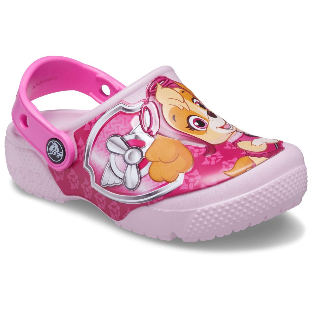 Saboti Crocs Fun Lab Paw Patrol Patch Clog Roz - Ballerina Pink - 1 | YEO