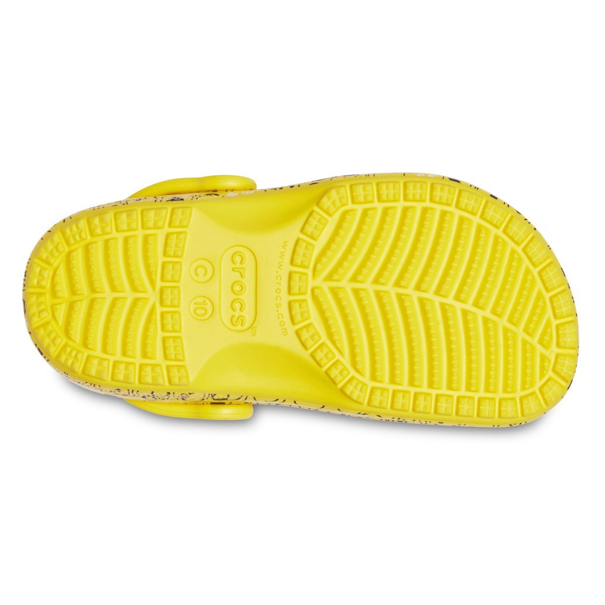 Saboți Crocs Classic Smiley World Clog Alb - White/Multi - 3 | YEO