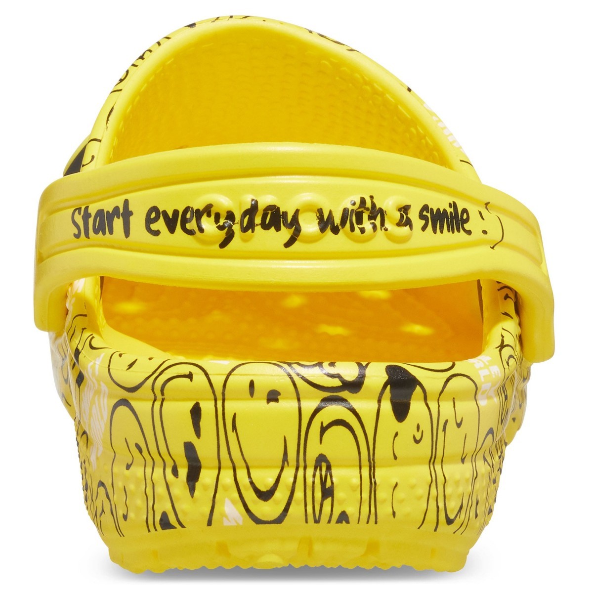 Saboți Crocs Classic Smiley World Clog Alb - White/Multi - 4 | YEO