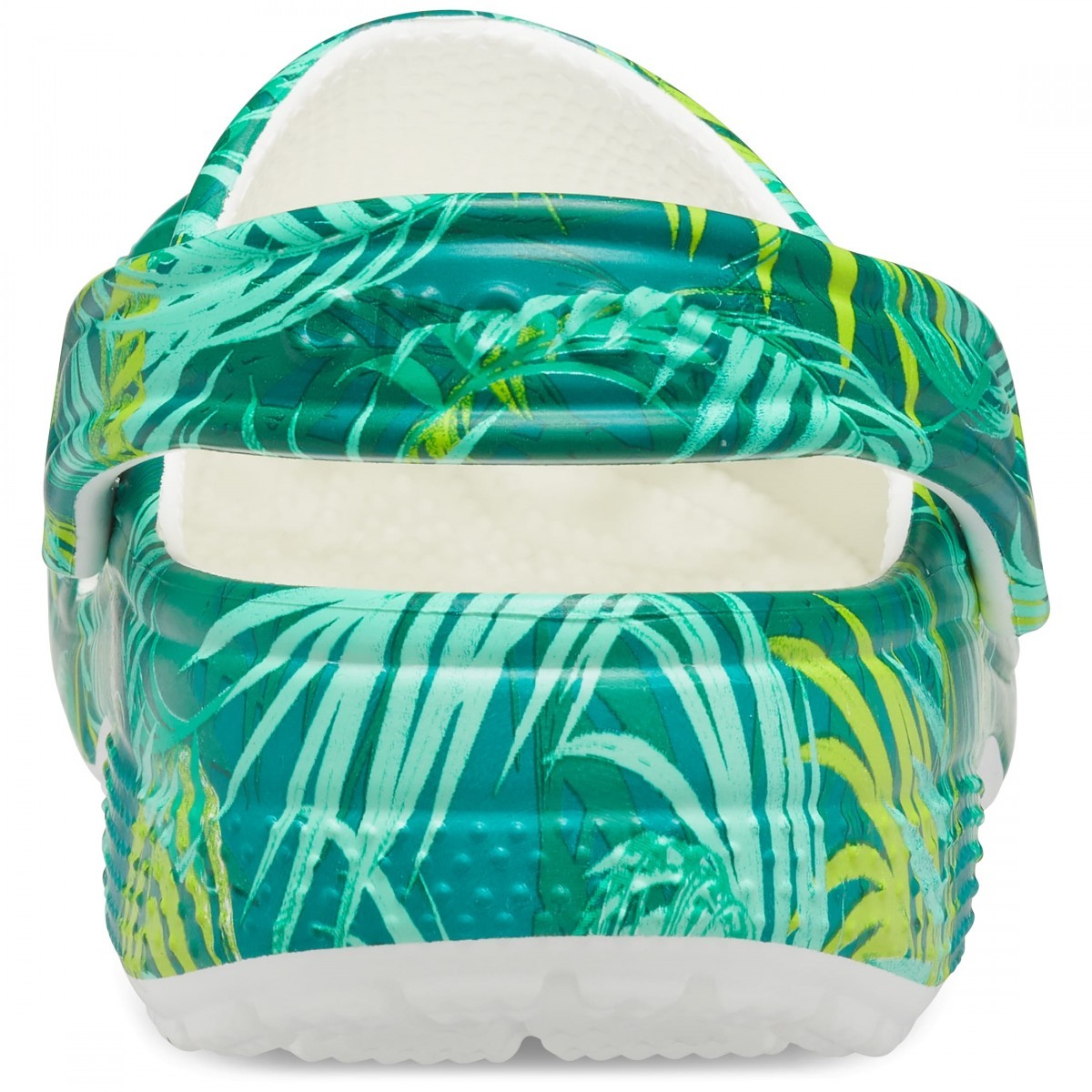 Saboți Crocs Classic Tropical Clog Alb - White/Multi - 3 | YEO