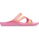 Papuci Crocs Kadee II Graphic Sandal Culoare Roz - Pink Lemonade/Multi