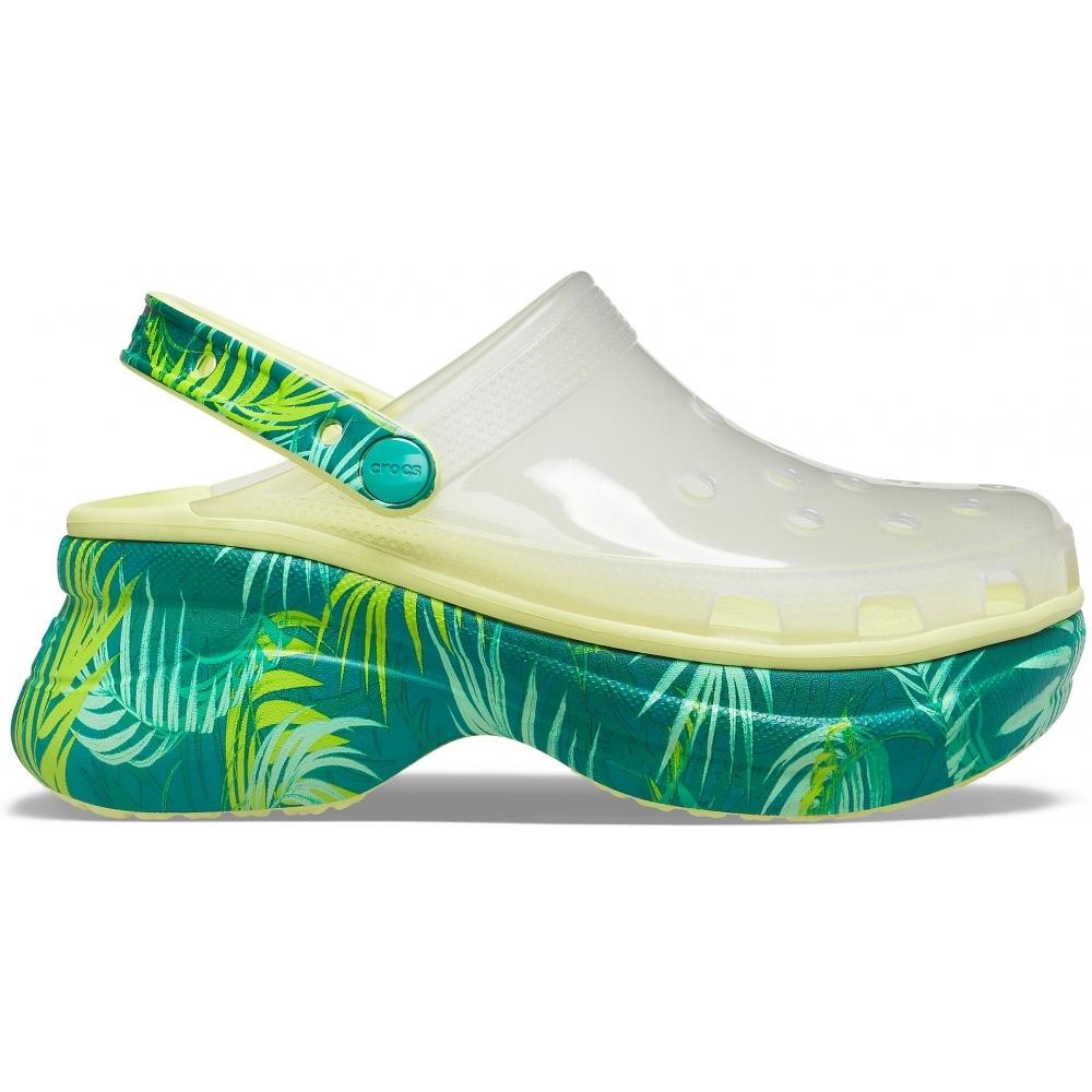 Saboți crocs classic bae translucent tropical clog