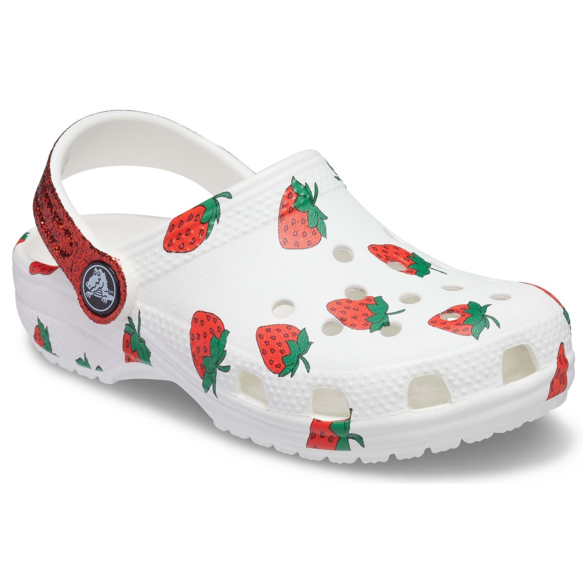 Saboți Crocs Classic Food Print Clog Alb - White - 1 | YEO