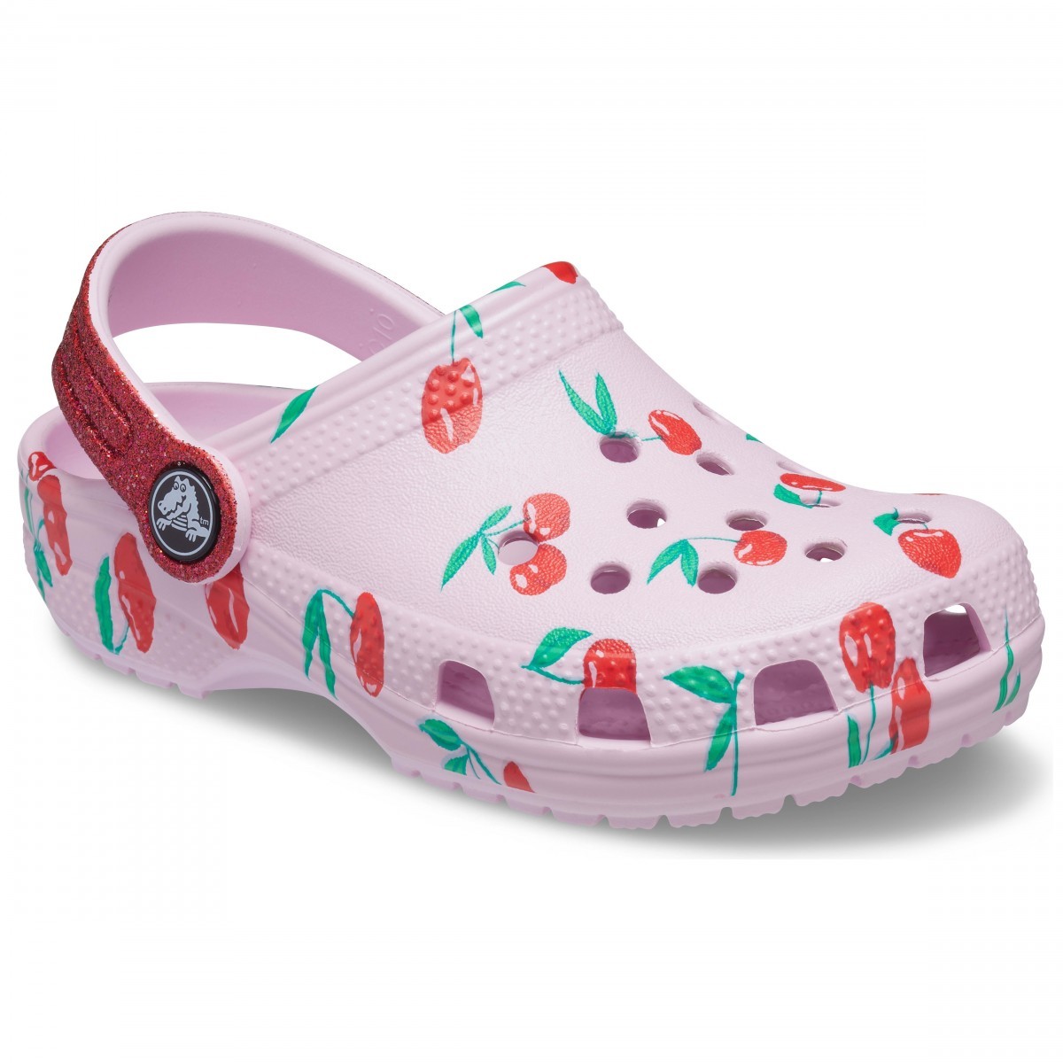 Saboți Crocs Classic Food Print Clog Roz - Ballerina Pink - 1 | YEO