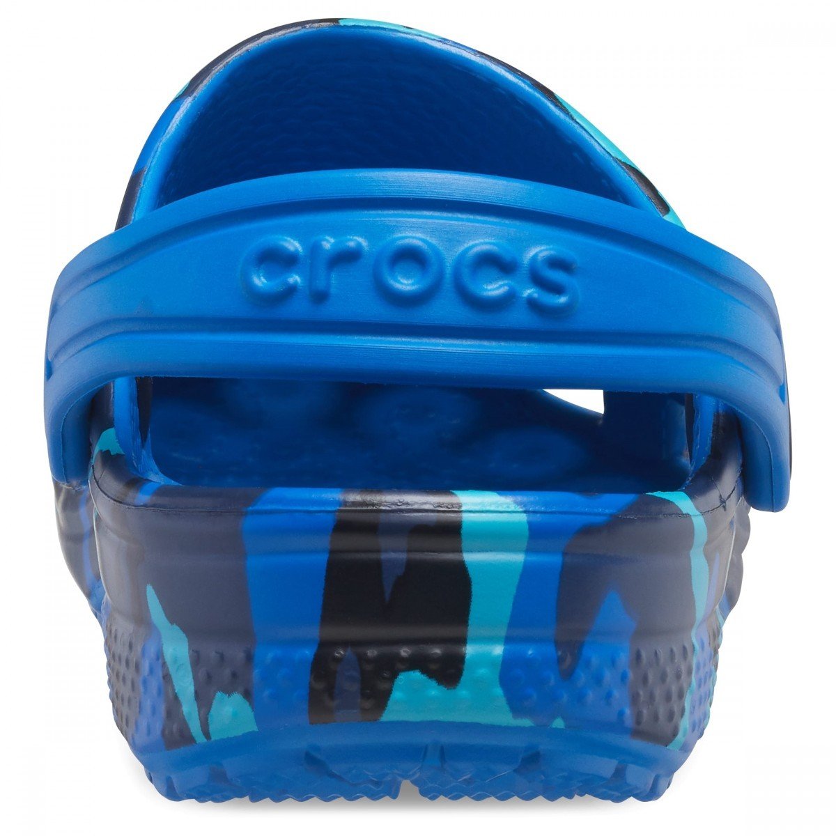Saboți Crocs Classic Printed Clog Kids Albastru - Bright Cobalt - 4 | YEO