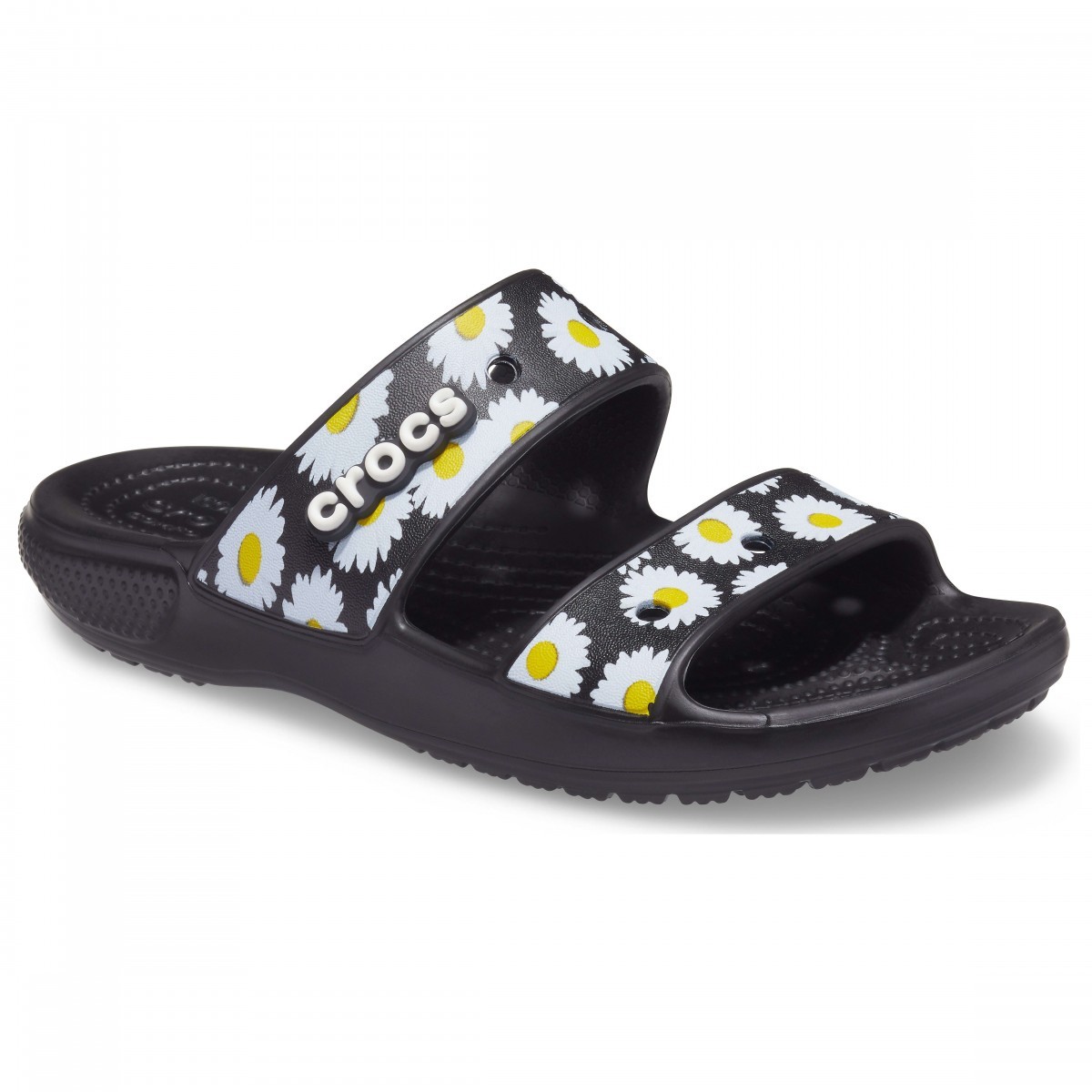 Papuci Classic Crocs Vacay Vibes Sandal Negru - Black Daisy - 1 | YEO