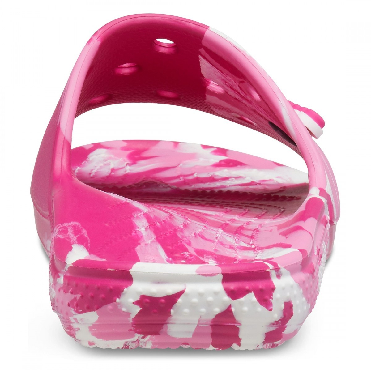 Papuci Classic Crocs Marbled Slide Roz - Candy Pink/Pink Lemonade - 3 | YEO