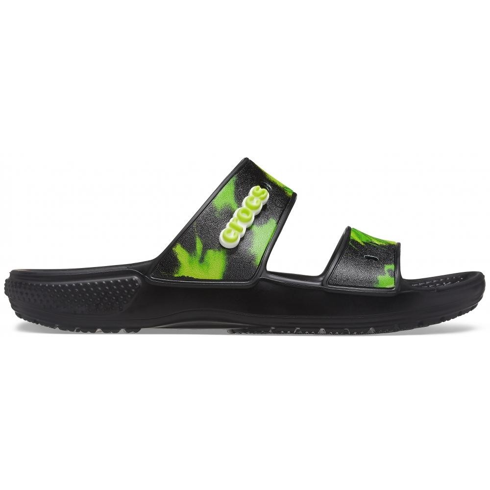 Papuci classic crocs tie-dye graphic sandal