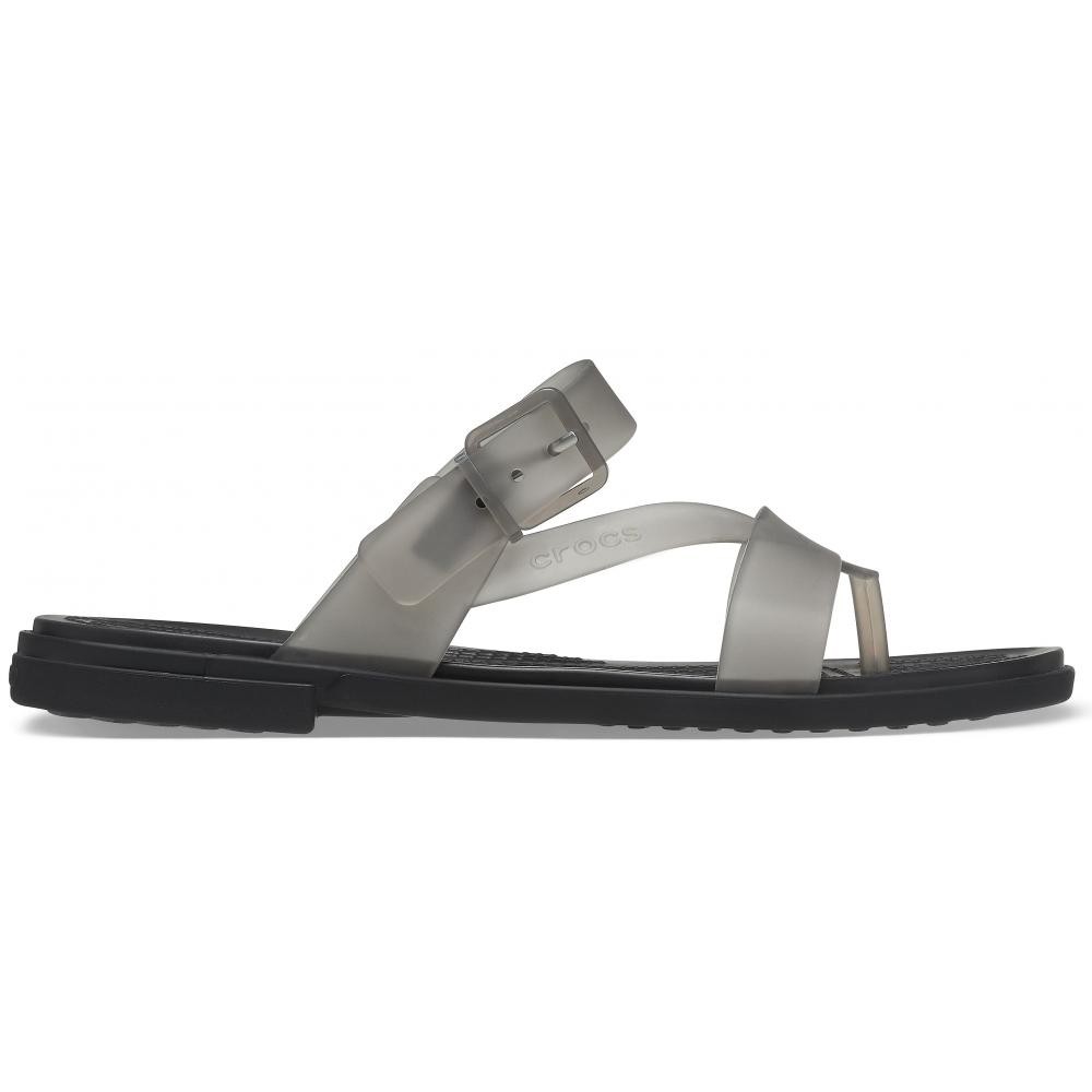 Sandale crocs tulum translucent toe post