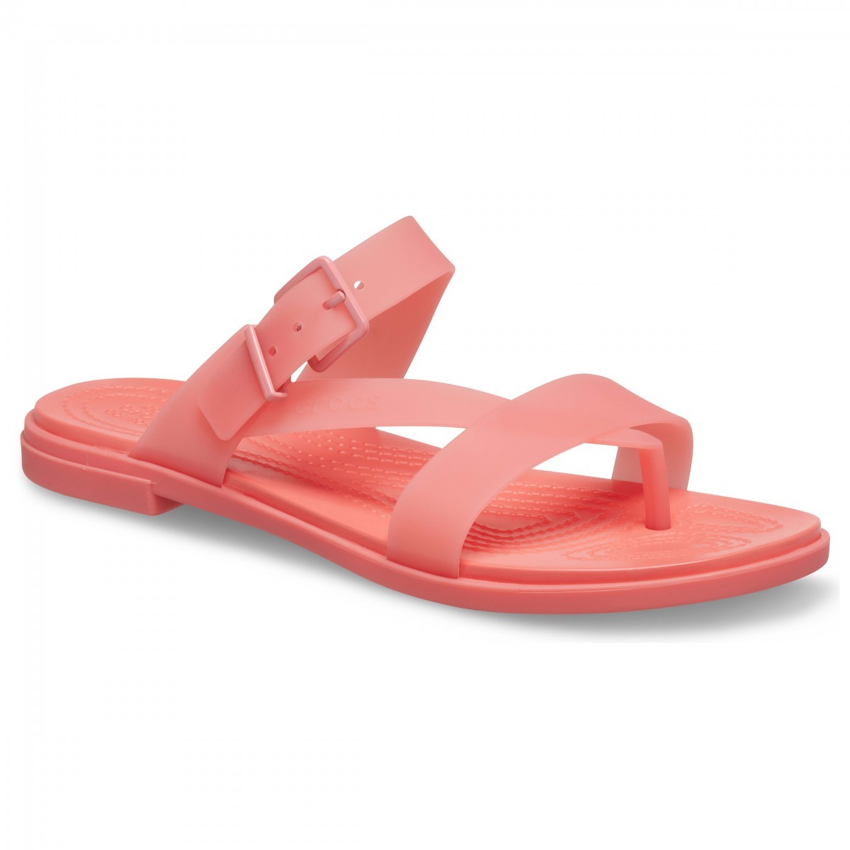 Sandale Crocs Tulum Translucent Toe Post Roz - Fresco - 1 | YEO