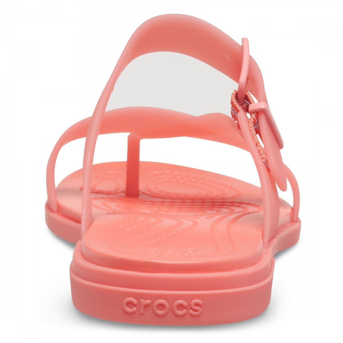 Sandale Crocs Tulum Translucent Toe Post Roz - Fresco - 2 | YEO