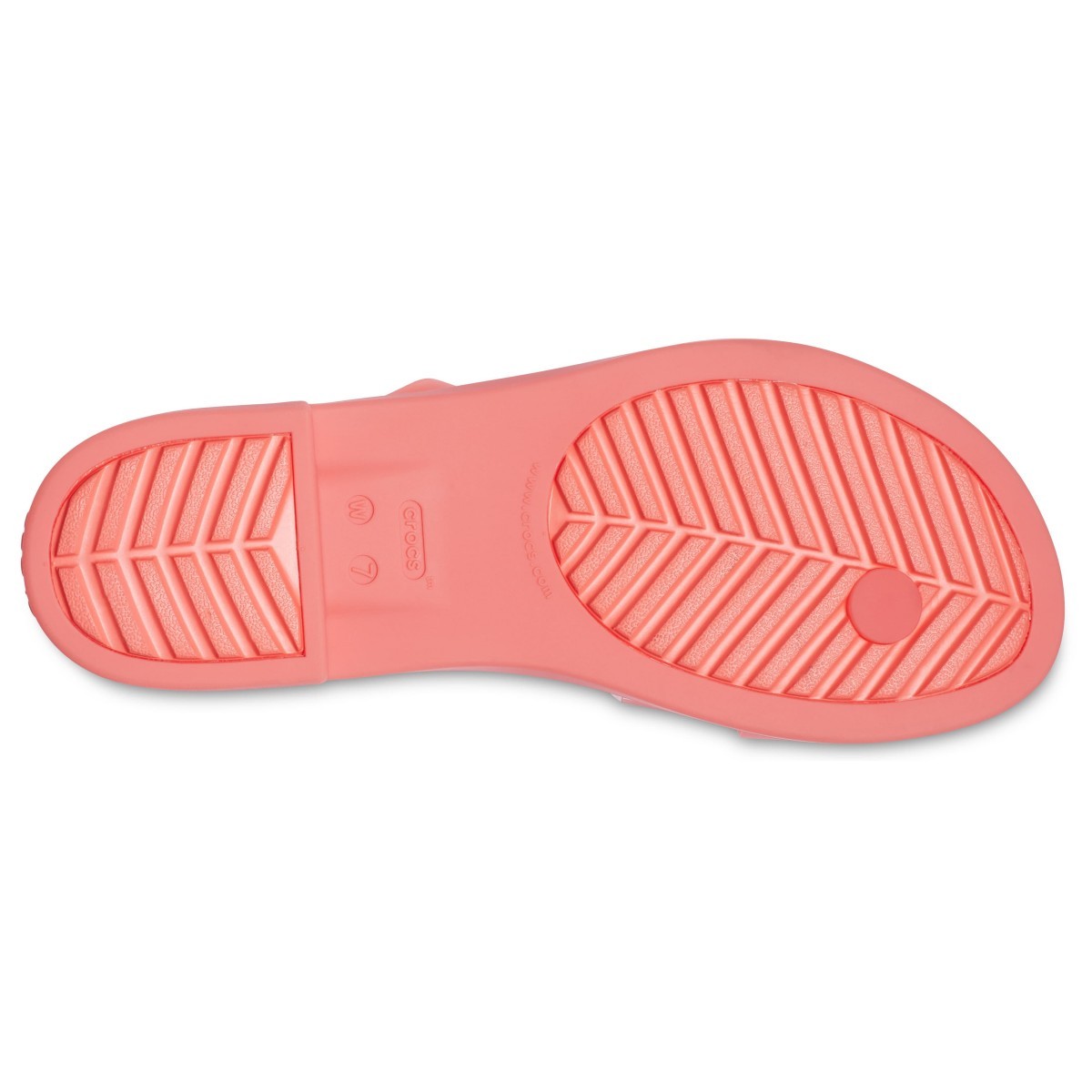Sandale Crocs Tulum Translucent Toe Post Roz - Fresco - 3 | YEO