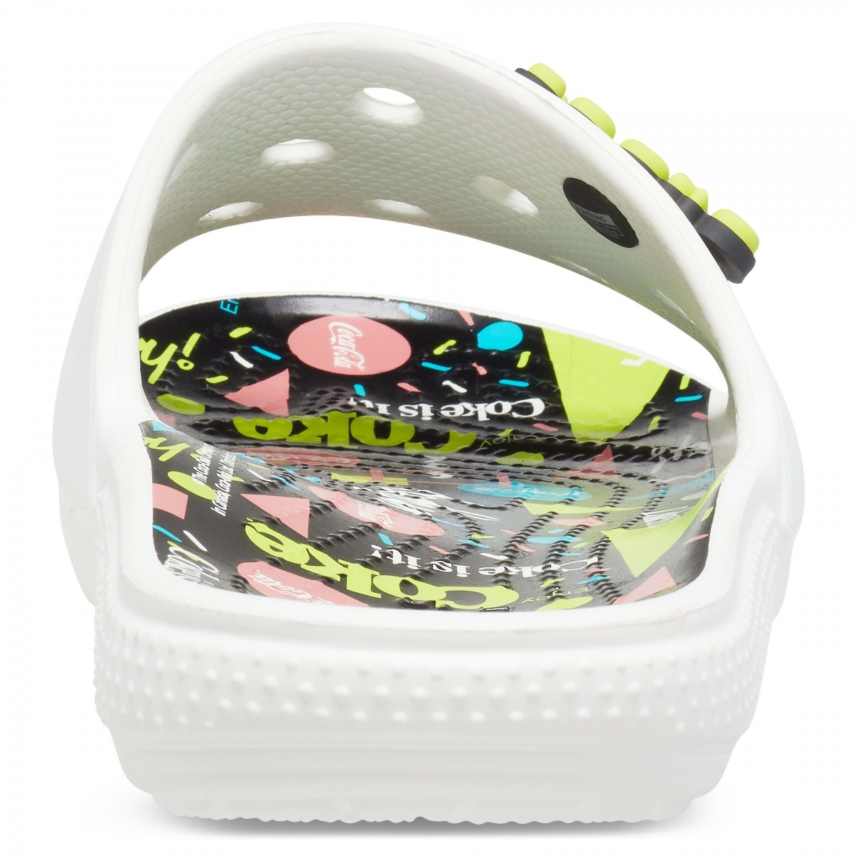 Papuci CocaCola X Classic Crocs 90s Slide Alb - White/Multi - 4 | YEO