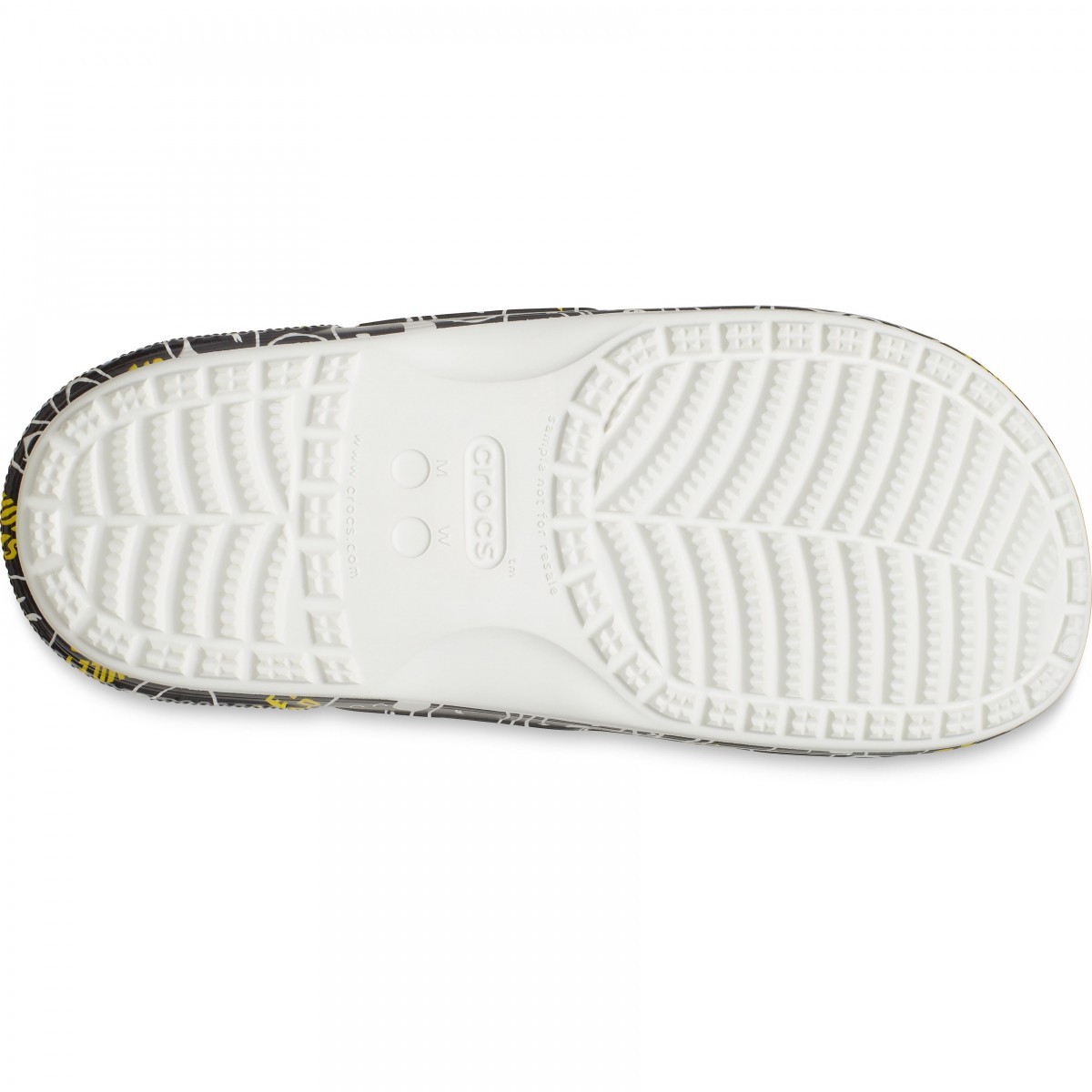 Papuci Classic Crocs Smiley World Sandal​ Alb - White/Multi - 5 | YEO