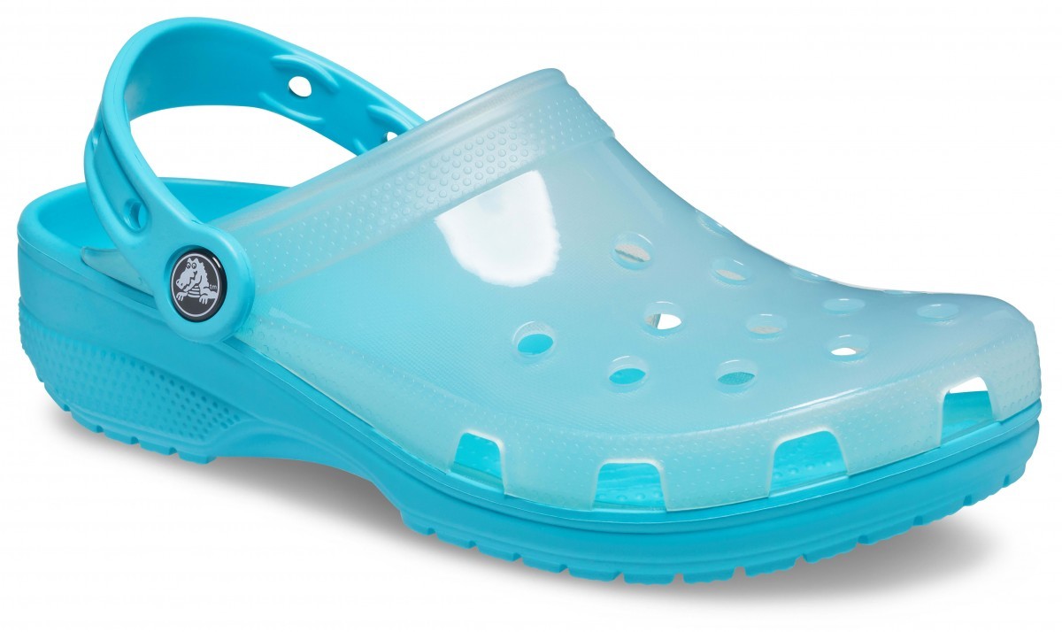 Saboti Crocs Classic Translucent Clog Albastru deschis - Digital Aqua - 1 | YEO