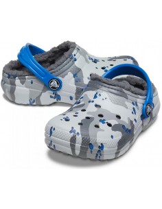 Saboti Crocs Classic Lined... Gri - Camo/Light Grey 2