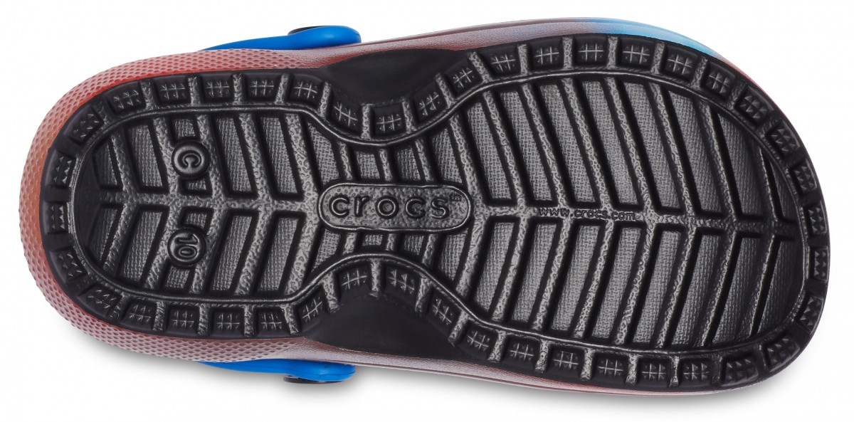 Saboți Crocs Kids\' Classic Lined Out of this World Clog Albastru - Bright Cobalt - 3 | YEO