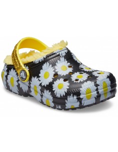 Saboți Crocs Kids' Classic... Negru - Black Daisy 2