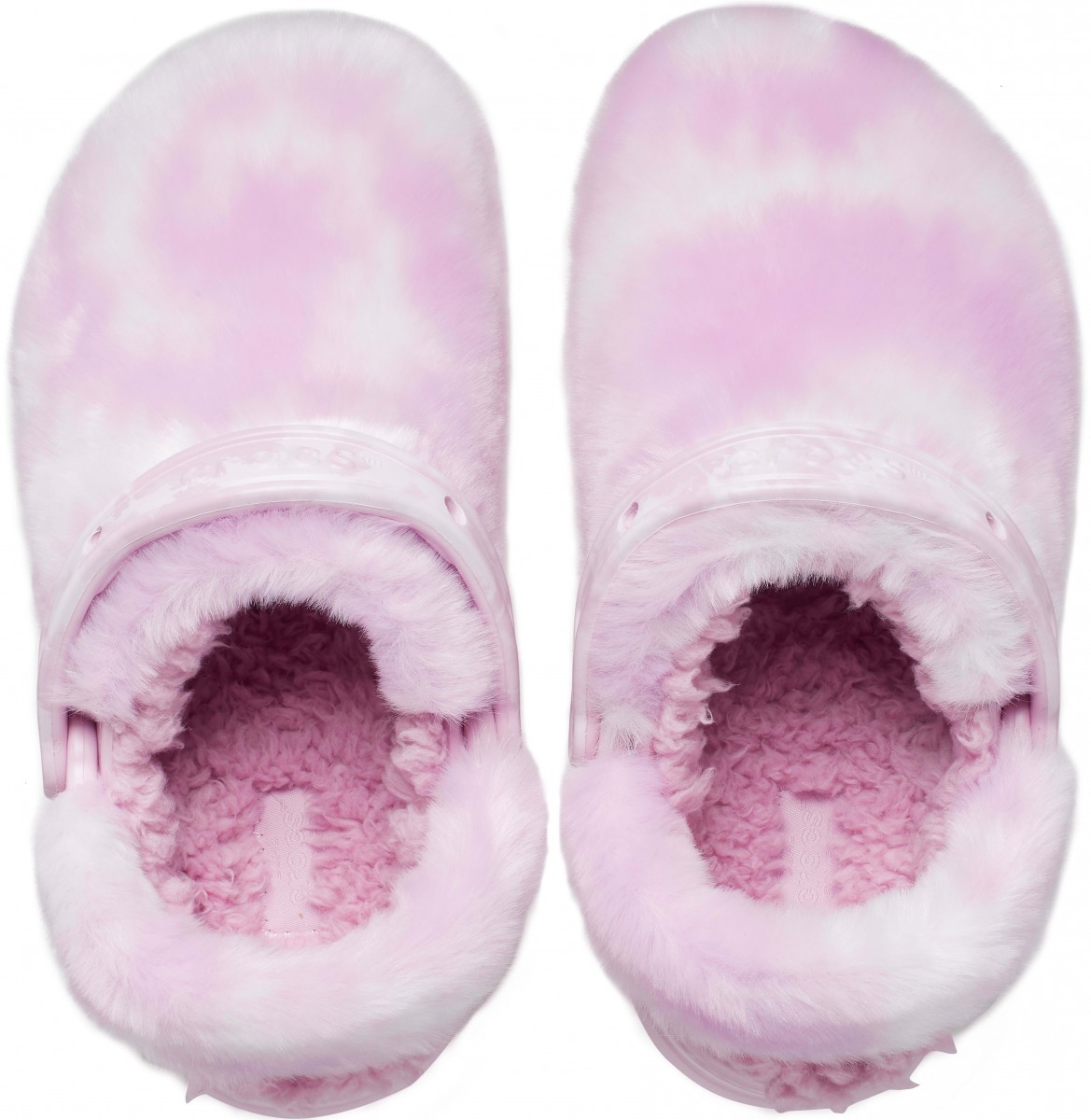 Saboți Crocs Classic Fur Sure Roz deschis - Ballerina Pink - 2 | YEO