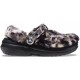 Saboți Crocs Classic Fur Sure Culoare Multicolor - Black/Multi