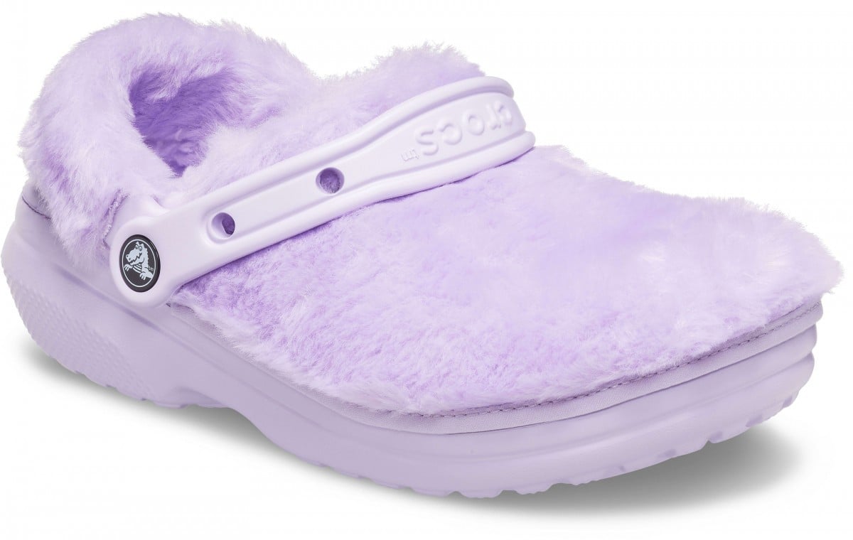 Saboți Crocs Classic Fur Sure Mov - Lavender - 1 | YEO