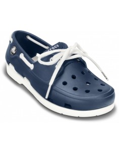 Pantofi Crocs Kids' Beach... Albastru - Navy/White 2