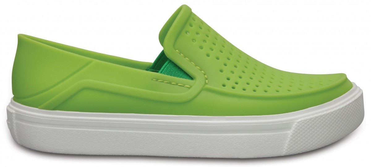 Pantofi Crocs Kids\' CitiLane Roka Slip-On Verde - Volt Green